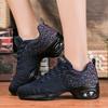 Womens Jazz Dance Sneakers Breathable Lightweight Athletic Training Walking Casual Soft Platform Shoes