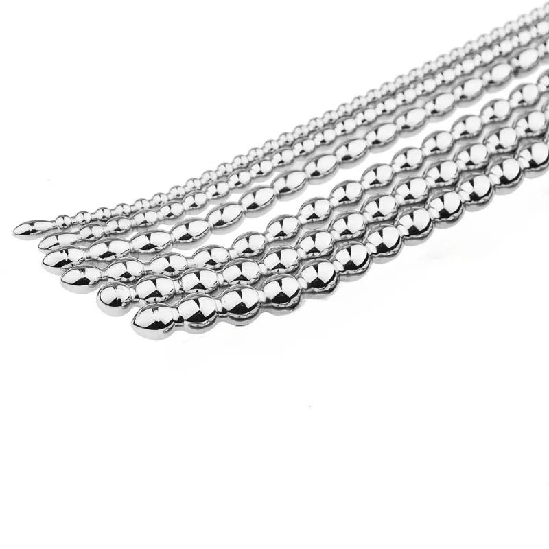 Urethral Sounding Dilator Stainless Steel Penis Plug Metal Horse Eye Stimulation Masturbation Sex Toys for Men Gay Adult Games