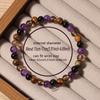 Hochwertiges Armband Tigerauge Stein Tee Kristall Amethyst Obsidian Armband Segensarmband Geschenk für die Familie