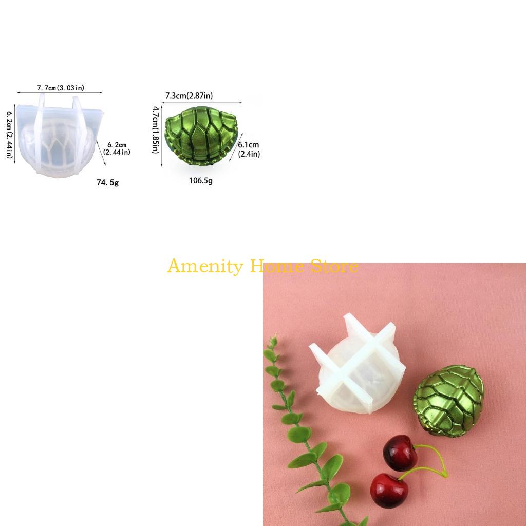 Moule Silicone Tortue 3D F26C Moules Résine Époxy DIY Bougie Ornement de Bureau Artisanat Outil de Décoration Gâteau Fondant Décoration
