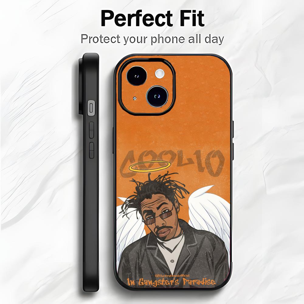 Handsome Cool Rapper C-Coolio Phone Case Phone Case Soft Packaging Lightweight For iPhone17 16 15 14 13ProMax