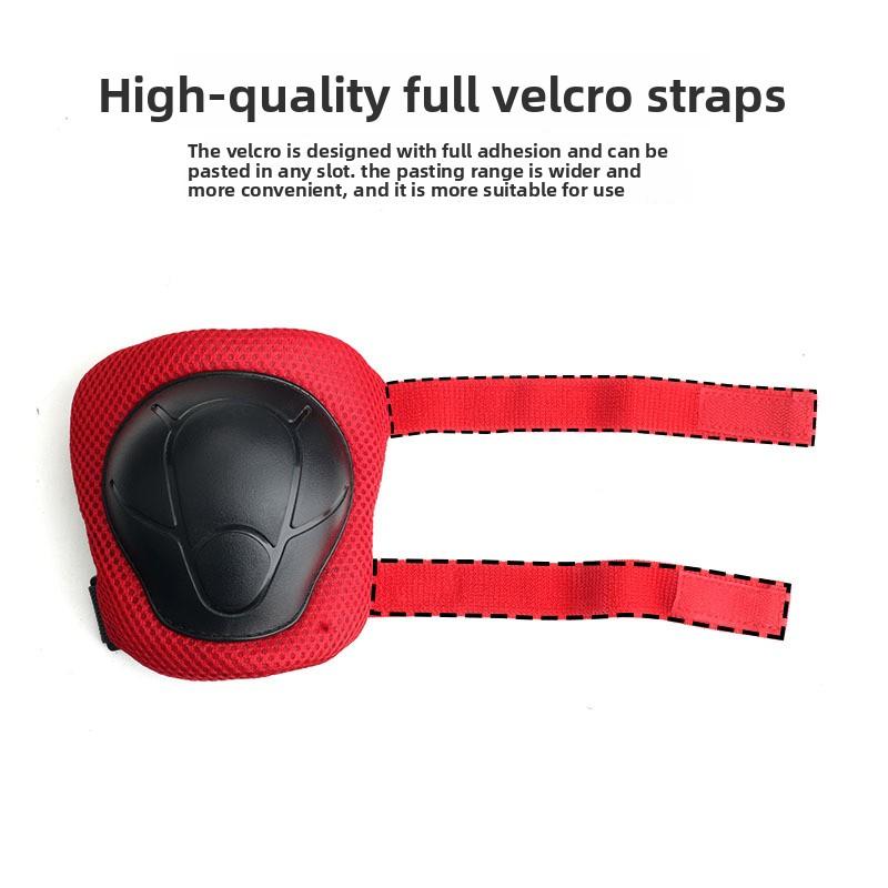 Children's Roller Skating Protective Gear Set Balance Car Skateboard Palm Pads Skating Knee Pads Elbow Pads Bicycle Seven-piece Hard Hat
