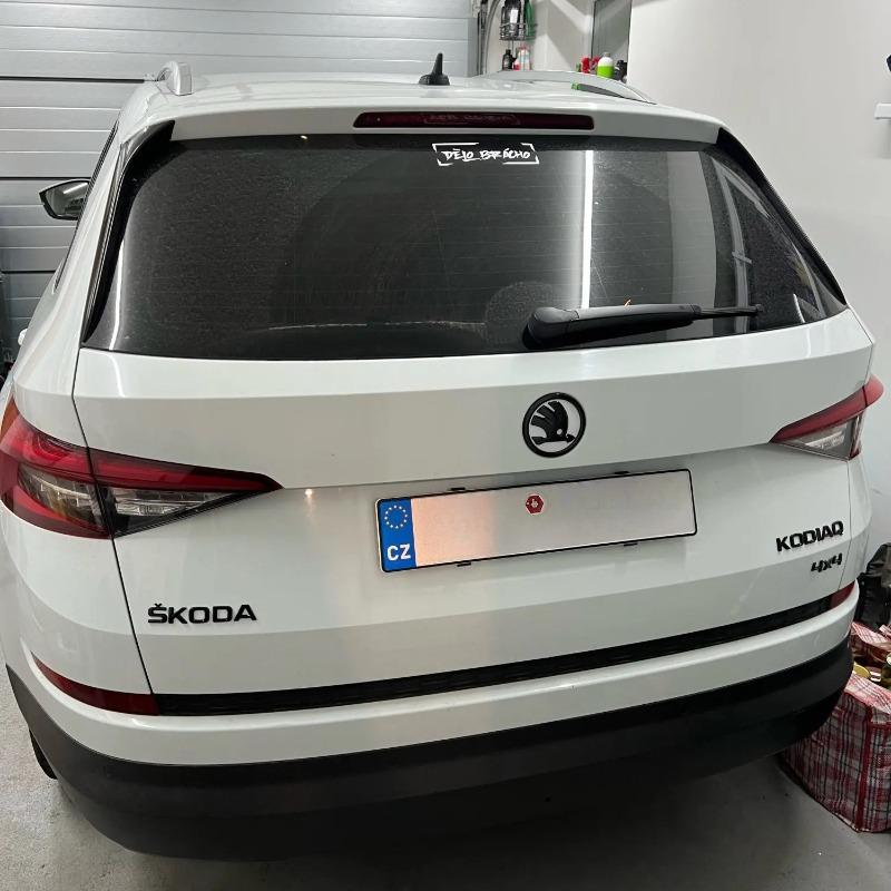 2025 Neues 80/90/100mm 3D-Logo Auto Fronthaube Kühlergrill Heckklappe Emblem Abzeichen Aufkleber Für Skoda Fabia Rapid Superb Octavia a7 Kodi