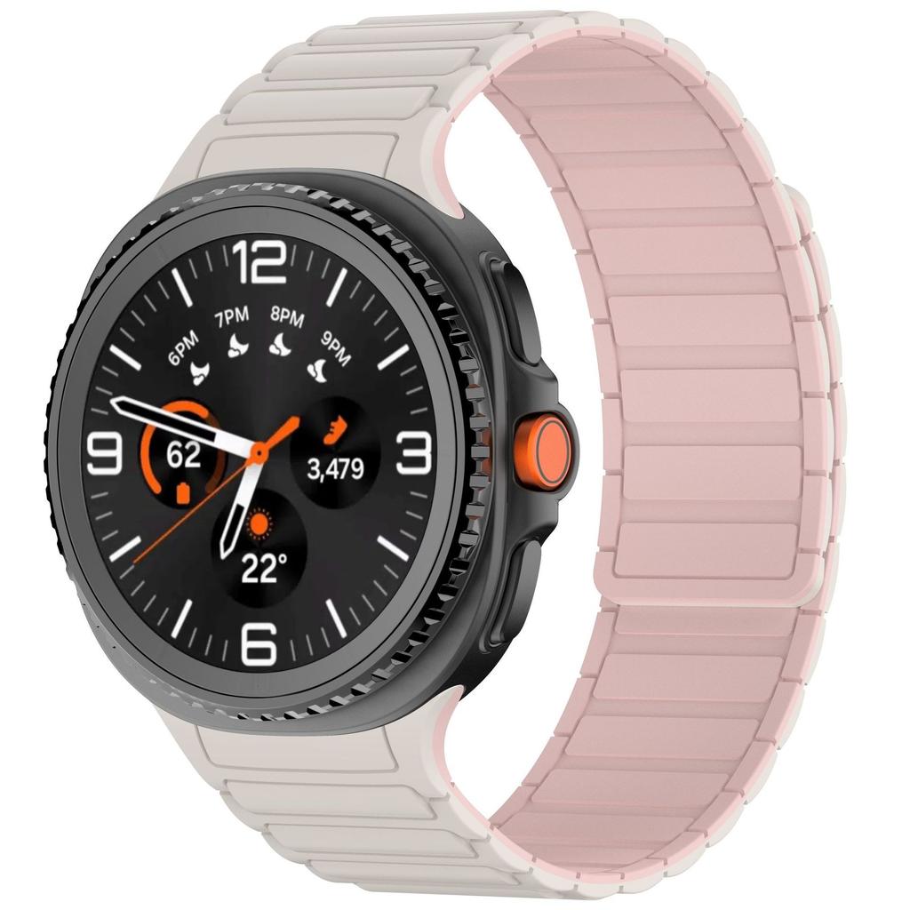 No Gap Silicone Band for Samsung Galaxy Watch 8 40mm 44mm Magnetic Strap for Galaxy Watch 8 Classic 46mm Sports Bracelet Correa