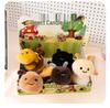 Elephant Skin Rabbit Plush Keychain: Cute Insect and Plant Series with Caterpillar and Bee Figures