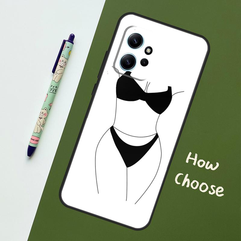 

Woman Body Line Art Case For Xiaomi Redmi Note 13 11 10 12 14 15 Pro Plus Cover For Redmi 15 14C 10C 13C 12C 15C Redmi 10C