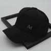Women's M Letter Mesh Baseball Cap Breathable Trucker Hat Adjustable Summer Sun Hat