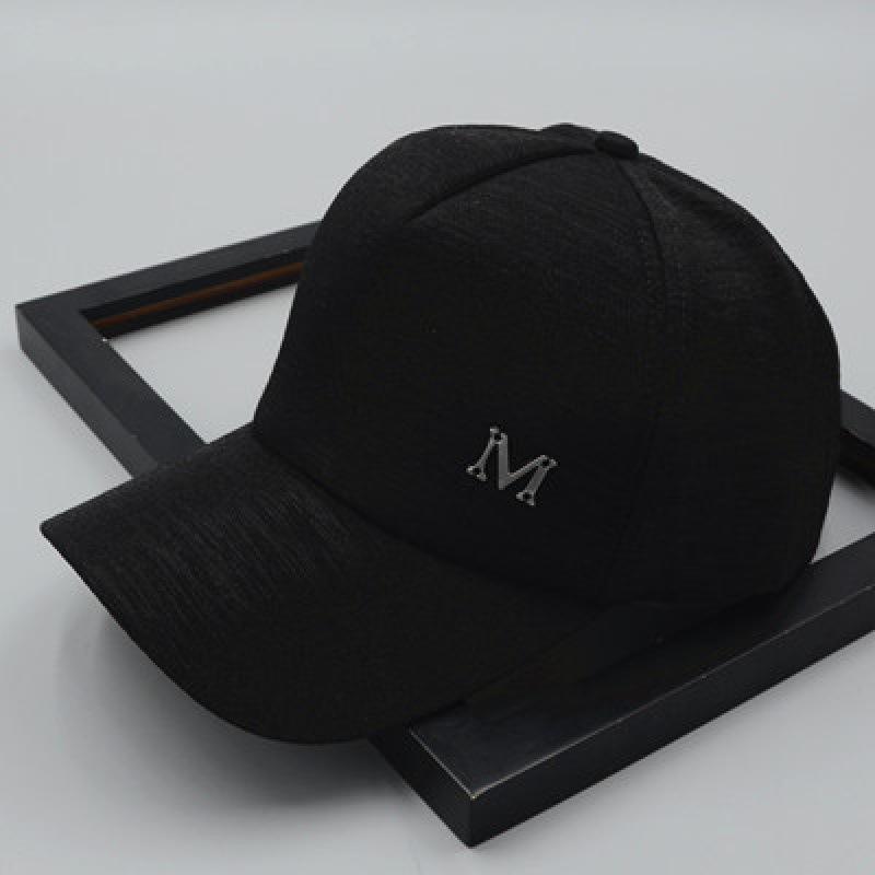 Women's M Letter Mesh Baseball Cap Breathable Trucker Hat Adjustable Summer Sun Hat