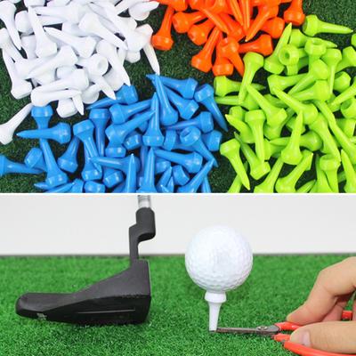 50 Adet Plastik Golf Tisi Demirler Hibritler Par Üçler Düşük Profilli Ahşaplar ve Driving Range için Kısa Golf Tişileri Daha Az Sürtünme ve Daha Uzun