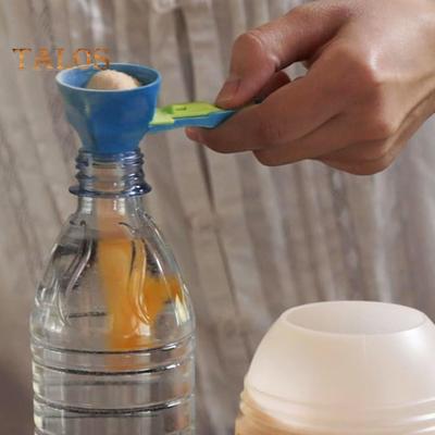 Measuring Spoon Funnel Shovel for Powders And Liquids Ergonomic Design Funnel Scoop for Easy Scooping Protein Shakes Supplements Kitchen Gadget
