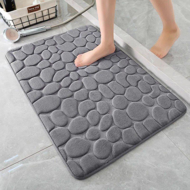 

Bathroom Floor Mat Absorbent Floor Mat Bathroom Door Door Toilet Quick-drying Non-slip Carpet Door Mat Entry Mat 40*60cm хакі