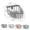 Wall Mount Triangle Corner Storage Rack Basket Kitchen Bathroom Organizer Shelf