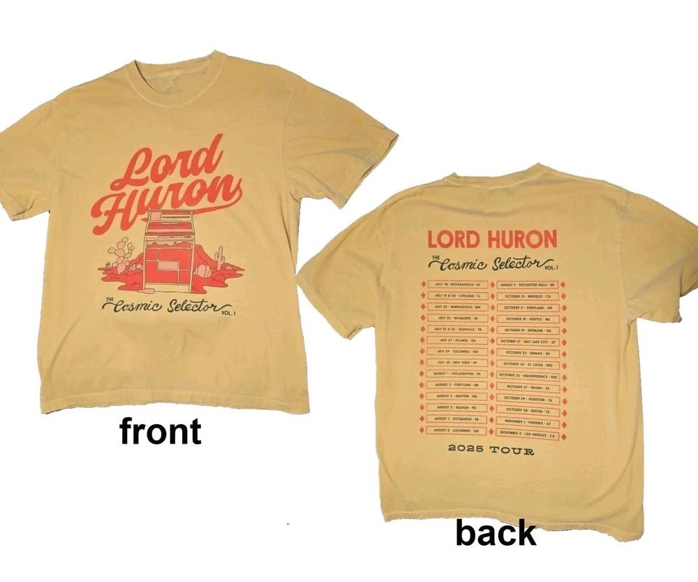 HOT!!! Lord Huron Cosmic Selector 2025 Tour reprint Shirt All Size Unisex T-Shirt M