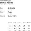 Thisisneverthat Sticker Hoodie Purple