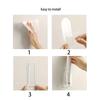 Space Saving Wall Mounted Non Perforated Electric Toothbrush Holder Base Bathroom Accessory