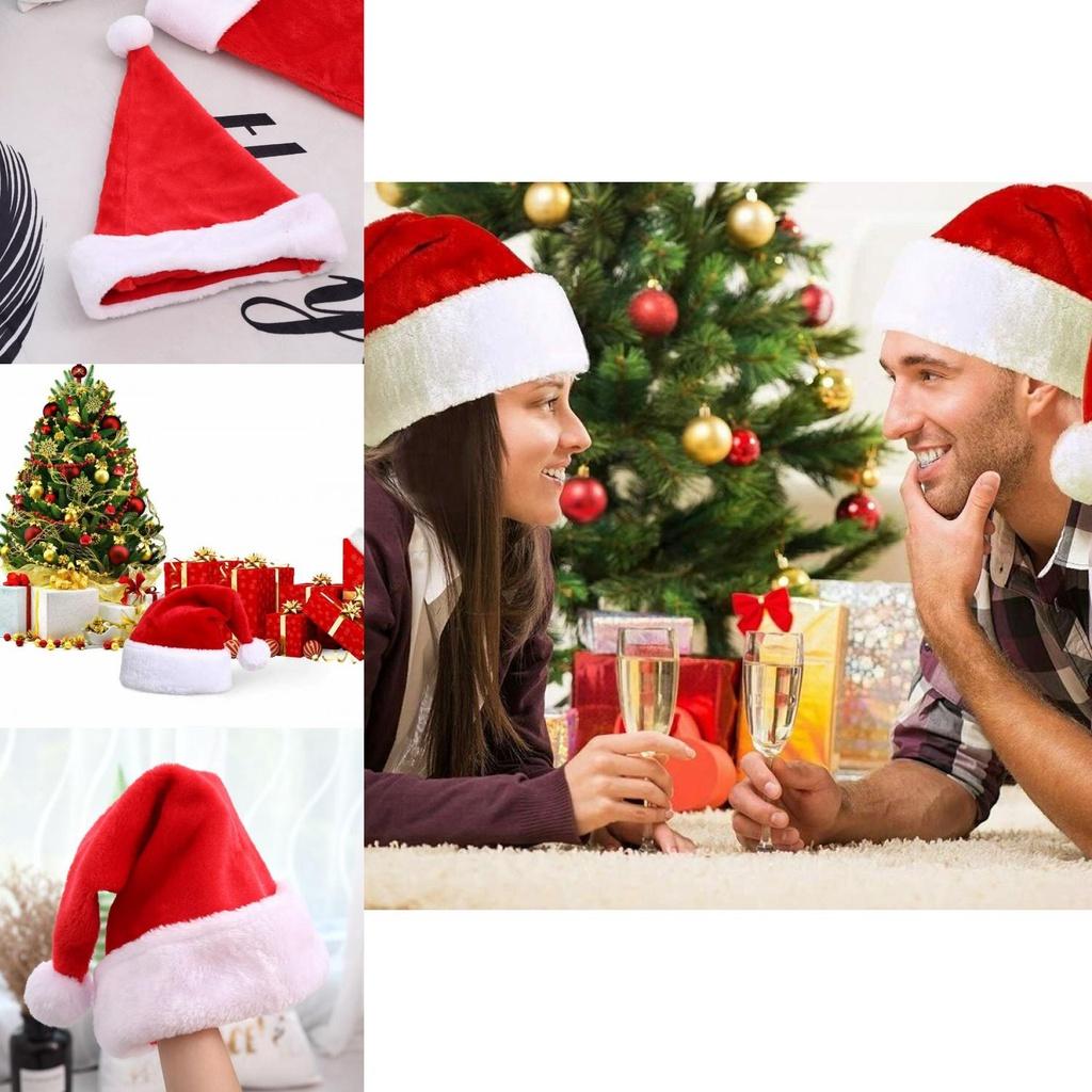 Cappello da Babbo Natale in Tessuto Non Tessuto di Alta Qualità per il Calore e lo Stile Invernale