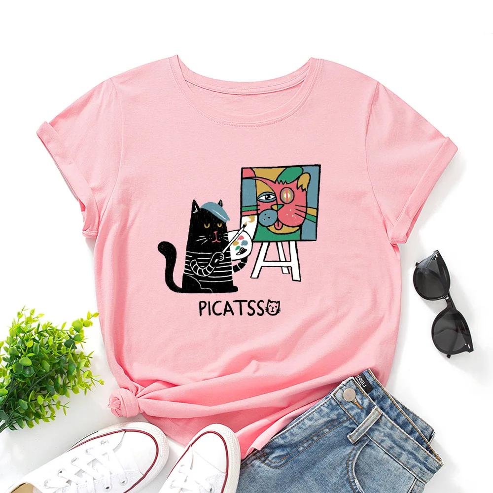 Women Short Sleeve Tshirt Fashion Graphic T Shirt Women Top Summer Womens Tshirt Harajuku Women Clothes S