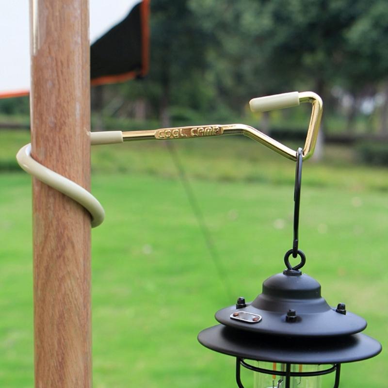 1Pc Camping Lantern Hooks Hangers, Double-Ended Storage Hook Multi-Purpose Camping Light Lamps Hook, Durable Metal Hooks