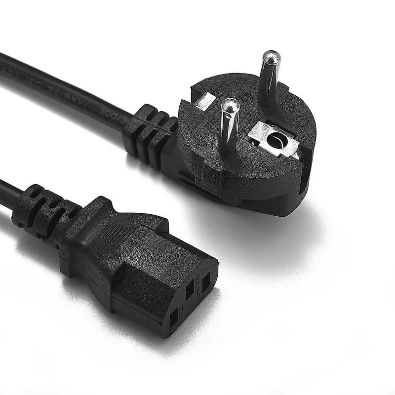 PC Napájecí kabel USA EU AU UK 3kolíkový 1,2m IEC 320 C13 Prodlužovací kabel pro napájení Napájecí kabel pro Stolní PC Monitor Router DVD