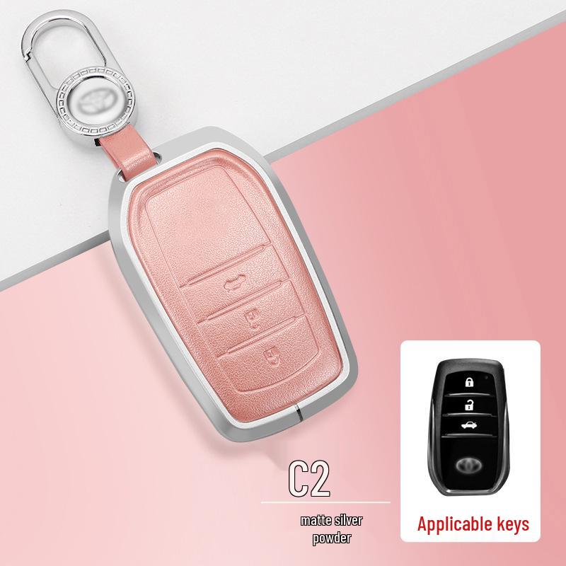 FAW Toyota Key Case for Highlander, RAV4, Corolla, C-HR, IZOA & Crown - Car Key Cover & Shell