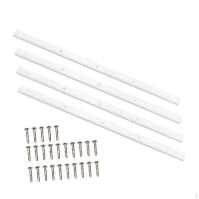 4 Pièces Coulisseau de Guide pour Scie à Table 43 cm, Accessoire, Pièce de Rechange, Rail Coulissant Barre d'Onglet