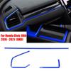 3Pcs LHD RHD Car Interior Console Center Dashboard Frame Strip Trim For Honda Civic 10th Gen 2016 2017 2018 2019 2020 2021 Car Interior Accessories