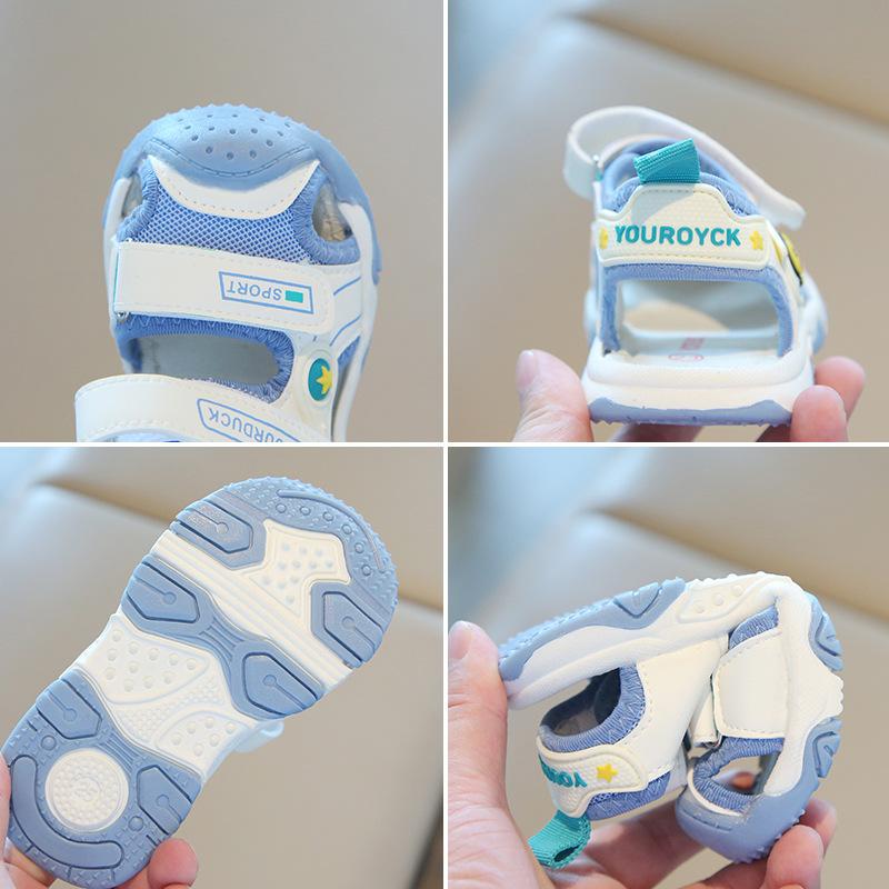 Fashion girls' sandals summer new girl functional shoe soft soled boy sandals anti slip boys' shoe comfortable children's shoes