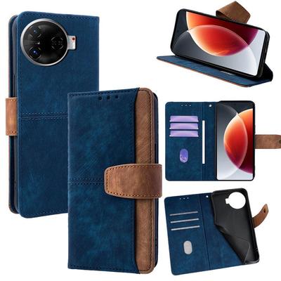 Leather Flip Cover For Tecno Camon 30S Pro Pova 6 Neo Spark 30 20 Plus Pro Leather Case Buckle Shockproof Flip Cases
