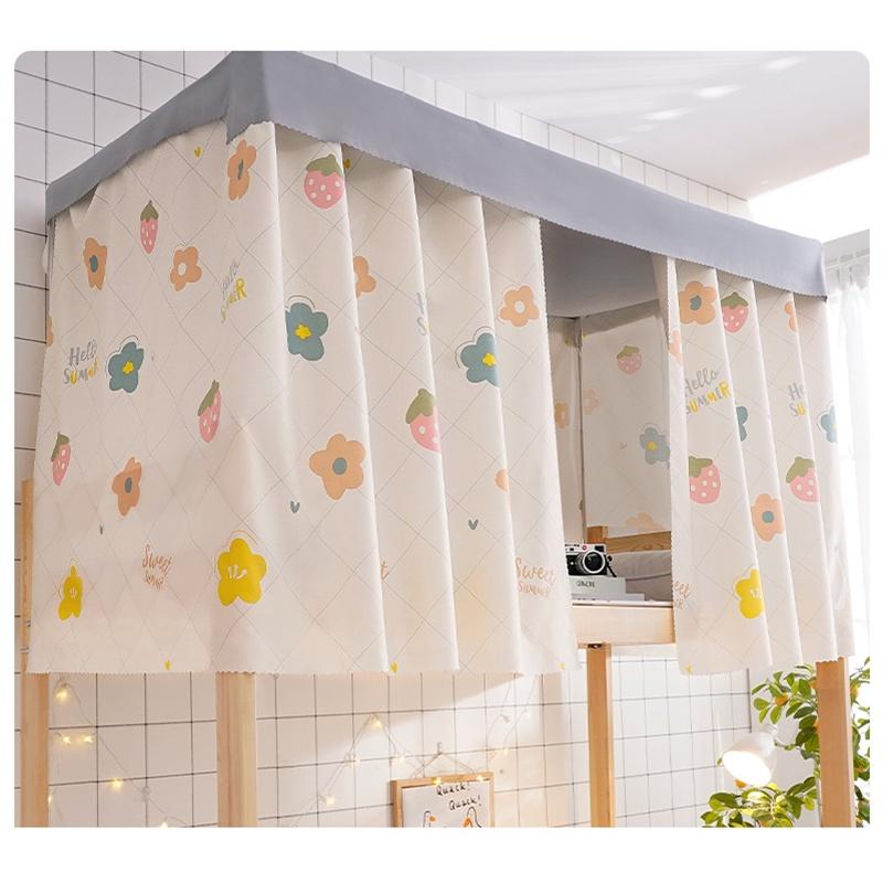 Blackout Curtain Bed Dormitory Upper Bunk Bed Bunk Bed Enclosure Dustproof Top Girl Curtain Bedroom