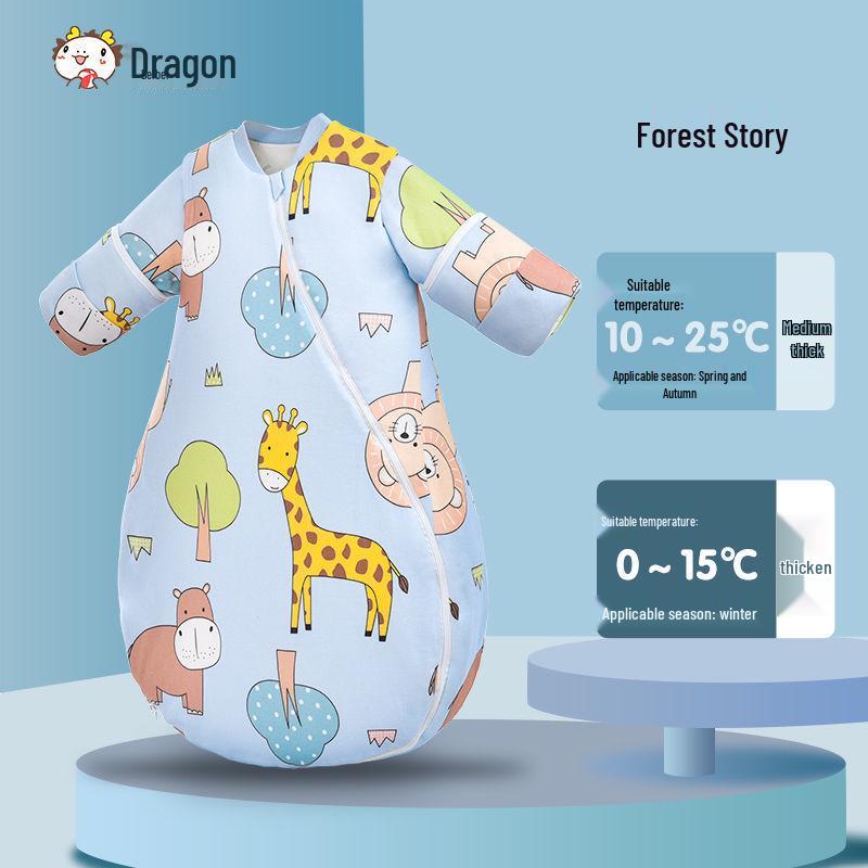 Warm Autumn/Winter Newborn Sleep Bag, Anti-Kick, A-Class Swaddle for Startle Reflex