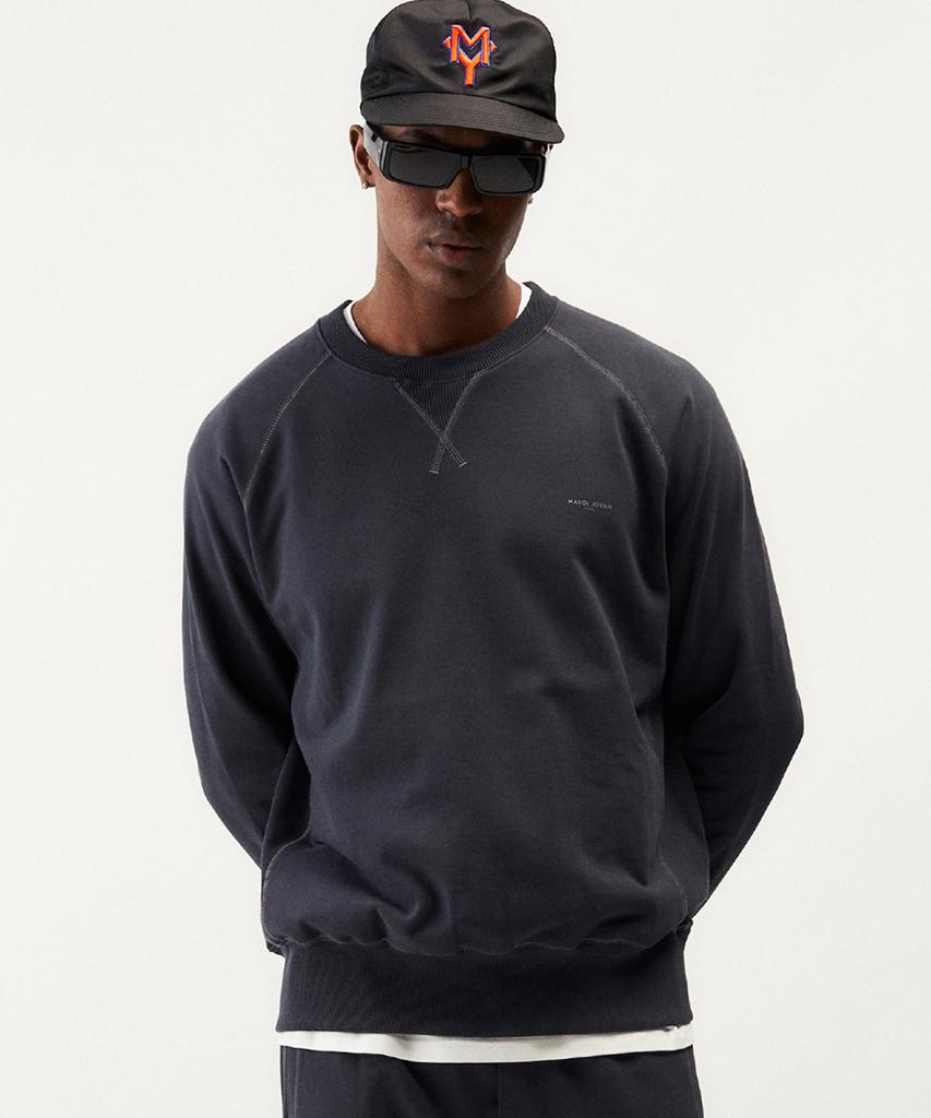 MAYOL Raglan Sweatshirt_Fade Black