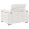 Armchair White 100x81x84 cm Faux Leather