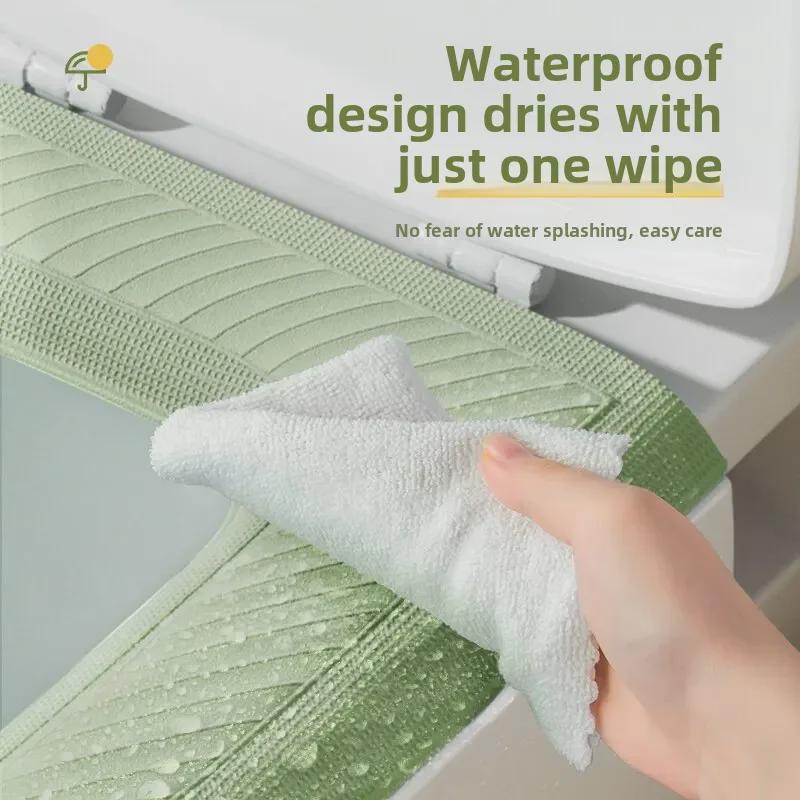 Universal Waterproof Washable Toilet Seat Cushion - Foam Ring for All Seasons