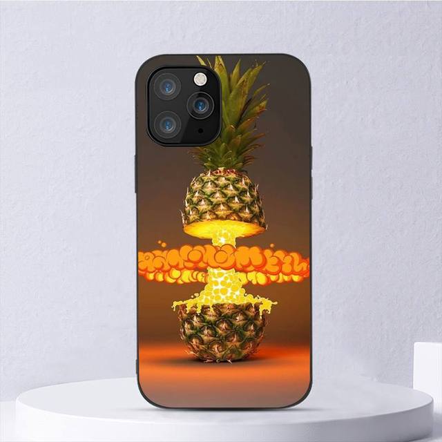 

Летний чехол для телефона с фруктами и ананасом для Iphone 11 12 Mini 13 14 Pro Xs Max X 8 7 6s Plus 5 Se Xr Shell iPhoneXS