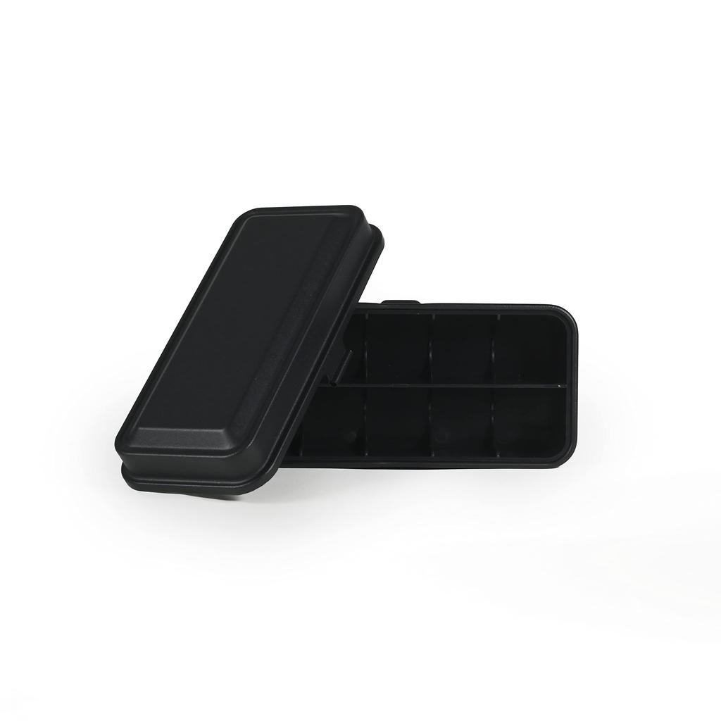 Kodak Pudełko na film na 8 rolek filmu 120, 10 rolek filmu 35mm. Retro stalowe pudełko do sortowania i ochrony Twojego filmu. Nie 120/135 - / - (czarny) (Film w zestawie)