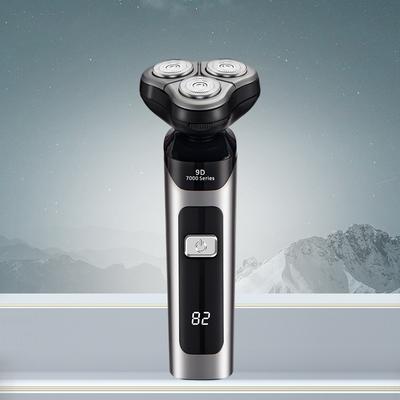Maquinilla de afeitar eléctrica para hombre Pantalla de potencia portátil Cuchilla flotante 3D Lavable en todo el cuerpo Recargable por USB Regalos Afeitadora