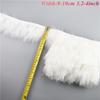 1Meters White Black Pheasant Feathers for Clothes Ribbon on Tape Rooster Goose Turkey Marabou Ostrich Fringe Trim Sewing Decor