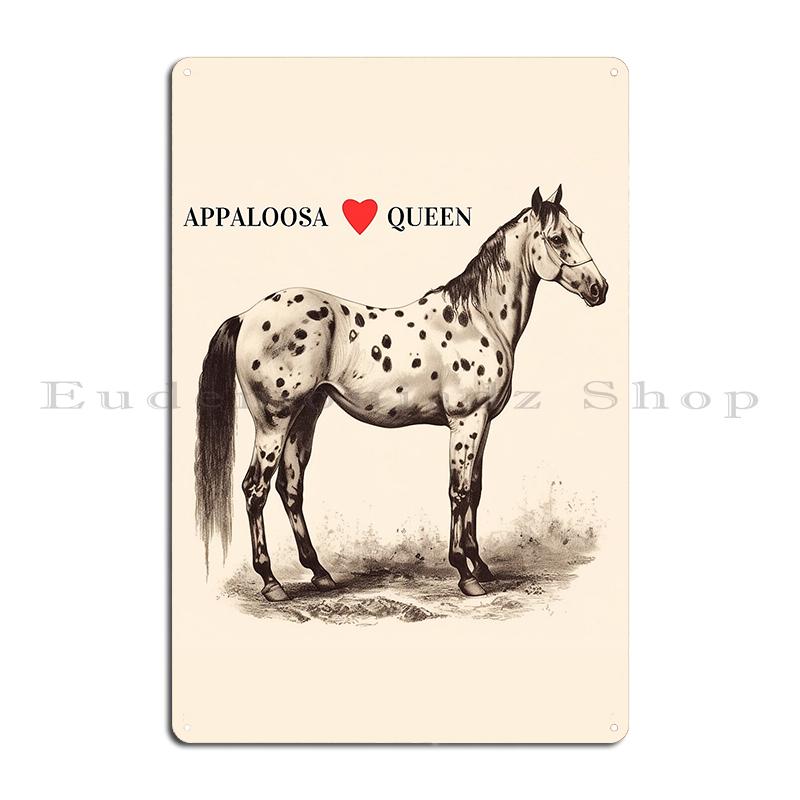Appaloosa Horse On Map Guardian of the Pass Western Horse On Shiplap A Metal Designing Pub Wall Plaque Cave Pub Tin Sign Posters