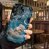 Phone Case: 2D Flat Samsung Galaxy A34 A35 S20 S22 S21 FE Plus Ultra Protective Case, Starry Sky Cloud Teddy Bear, Christmas Halloween Holiday Gift