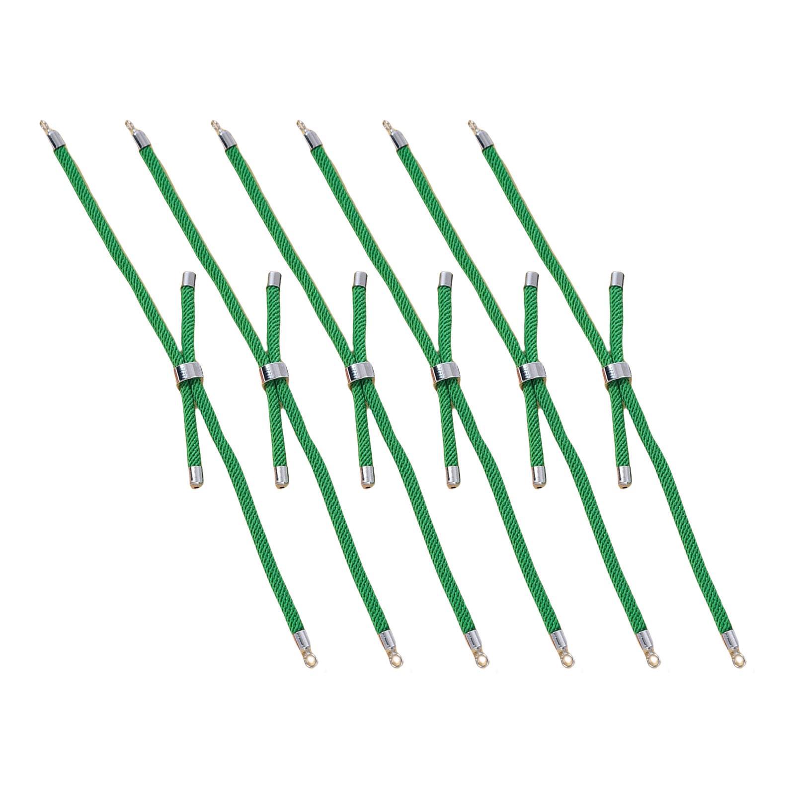 

Fashionable DIY Cord Bracelet Elegant Cord Bracelet Adornments Perfect For Handmade Jewelry And Bead Crafts зелений