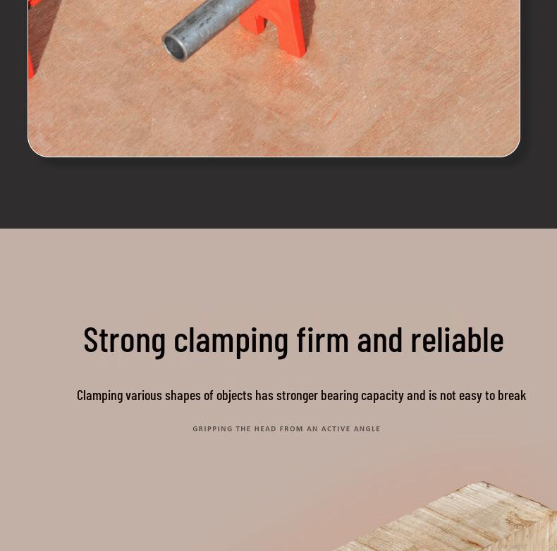 Heavy Duty 1/2 Pipe Clamp Bracket Connector for Quick Fix Clamping