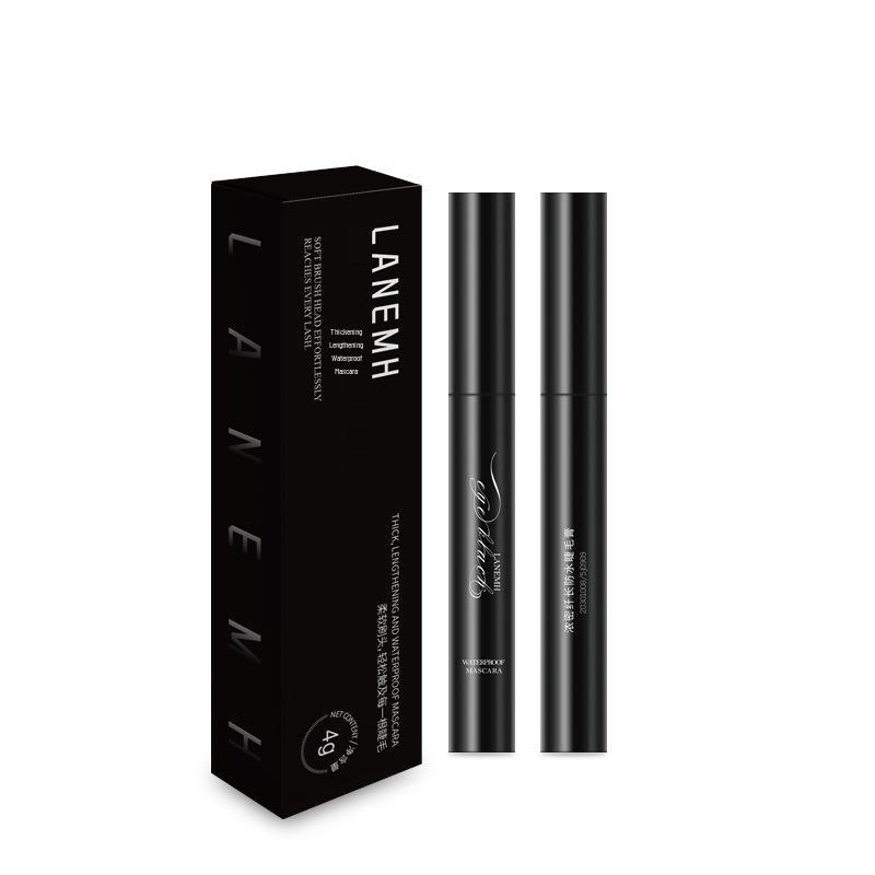 Waterproof Lengthening  Thickening Mascara with Primer - Curling, Smudge-Proof, Long-Lasting Formula for Women
