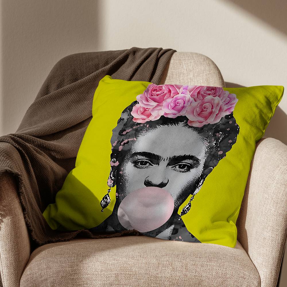 Printed Art Frida Kahlo pillow cover living room sofa cushion cover bedroom room bed pillow cover home decoration