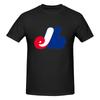 Vintage Baseball  Montreal Expos  Standard American Retro Tshirt Minimalist Commuting Fashion Sense Shirt