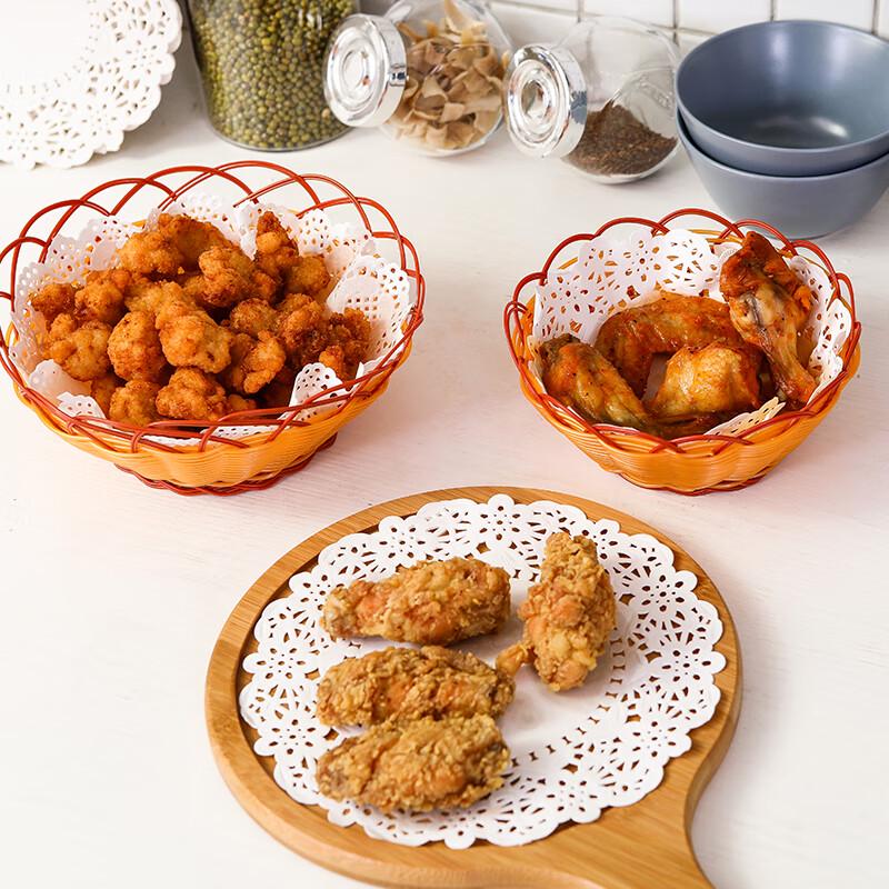 COKRSUPE 5.5-inch Floral Paper Doilies