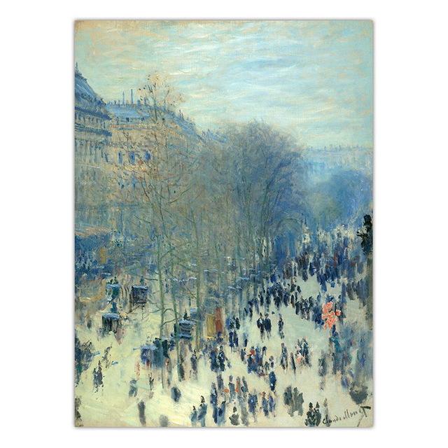Francouzský Claude Monet Klasická olejomalba Domácí dekorace Obraz Umělecké plátno Obrazy na stěnu Plakát Obrazy na plátně Obrazy