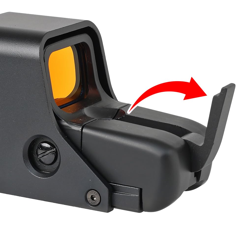 Ryohin Buhin IOTECH 551 Holographic Dot Sight Replica with Ruby Lens for 20mm Rails (Black)