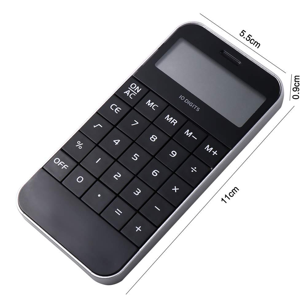 Mini School Office Promotional Universal Display Electronic Black White Digit Calculator