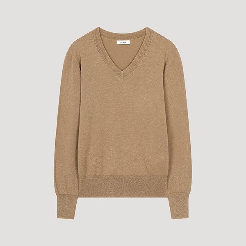 

She S miSS Wool Blend V Neck Knit SSkpoo31040 Ca Camel/55