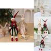Christmas Elf Decor Plush Fabric Ornaments For Holiday Tree And Hotel Window Display